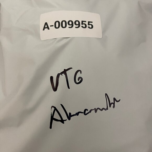 Vintage Abercrombie & Fitch Hoodie XL Y2K Heavy Thick Distressed embroidered - Picture 9 of 9